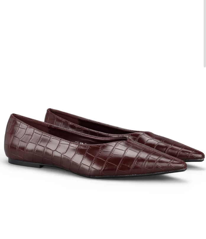 EVIE ballet flats burgundy