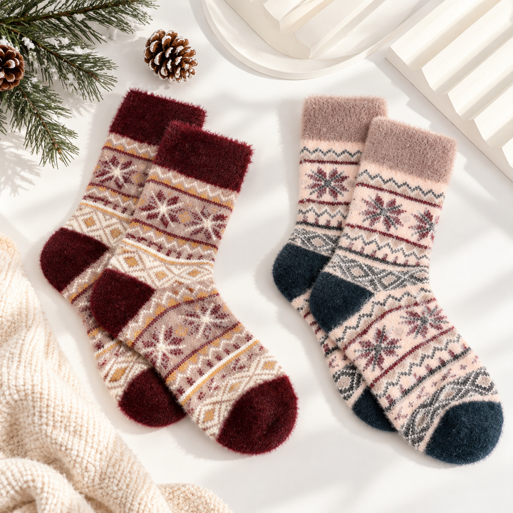 FAIR ISLE socks
