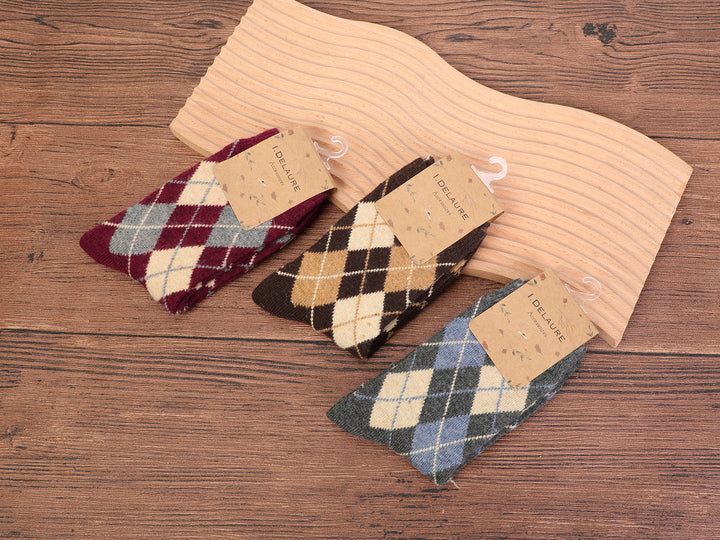 CHECK warm socks