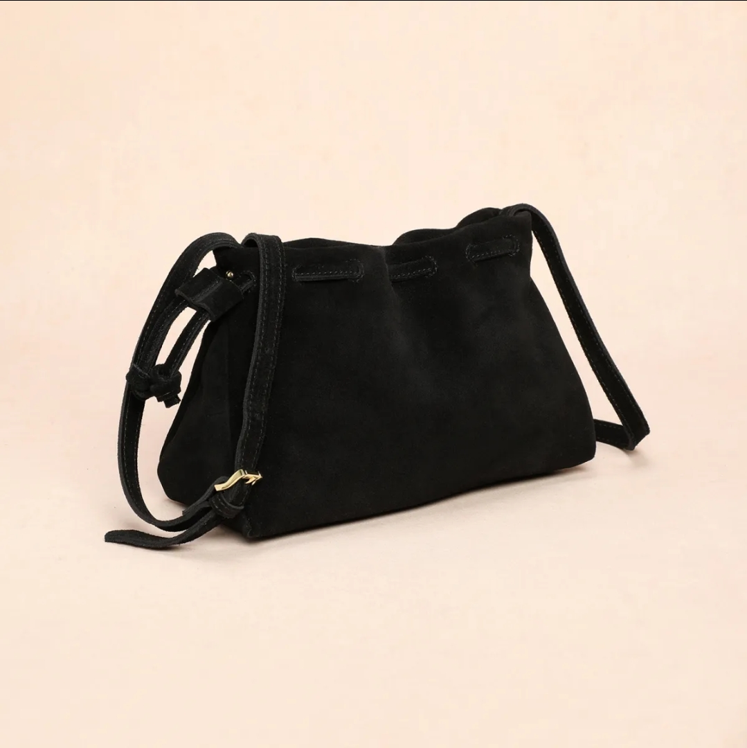 BONNI suede bag