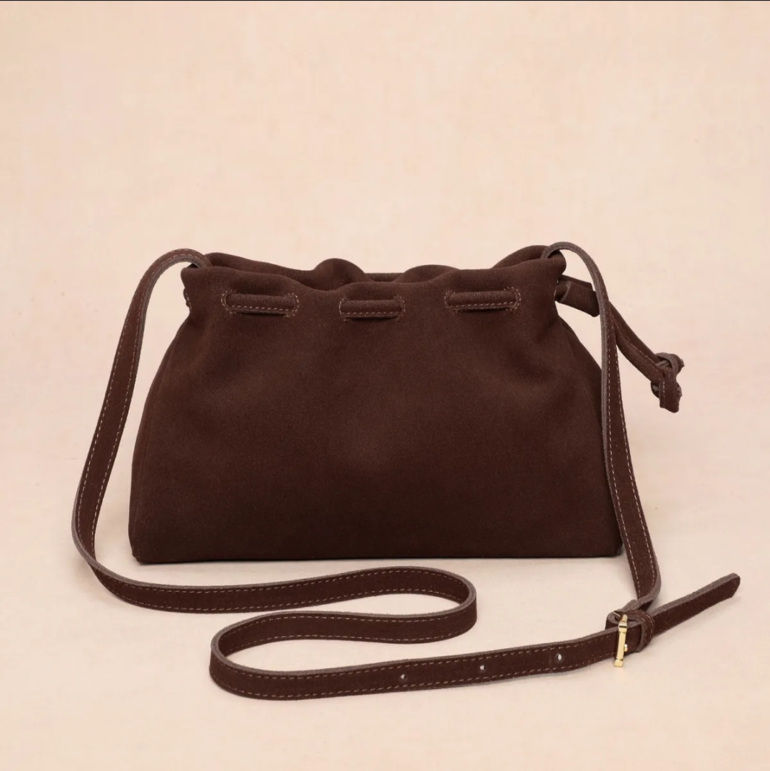 BONNI suede bag