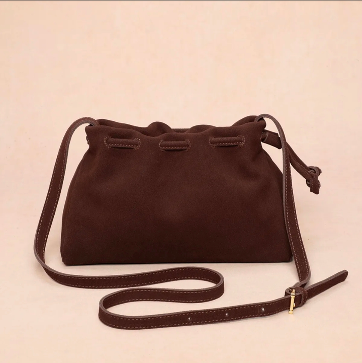 BONNI suede bag