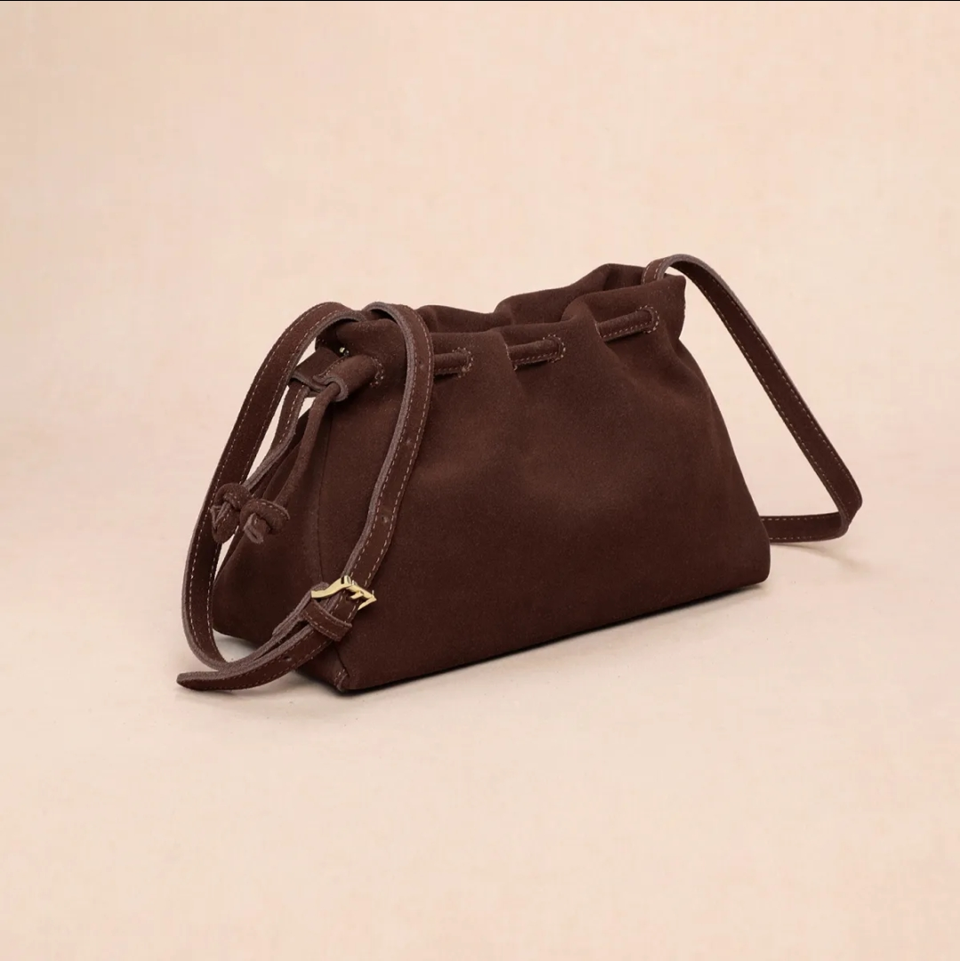 BONNI suede bag