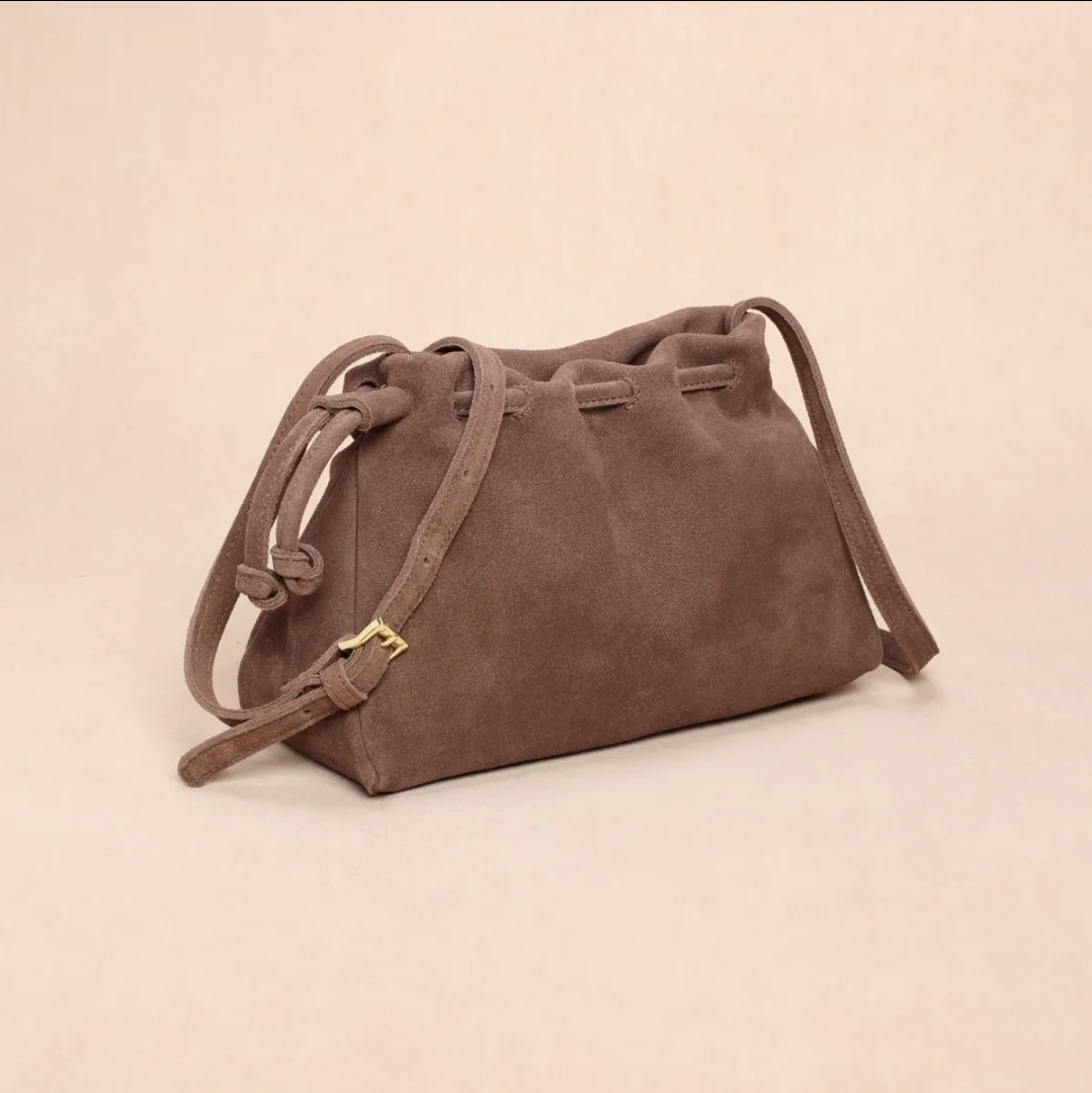 BONNI suede bag