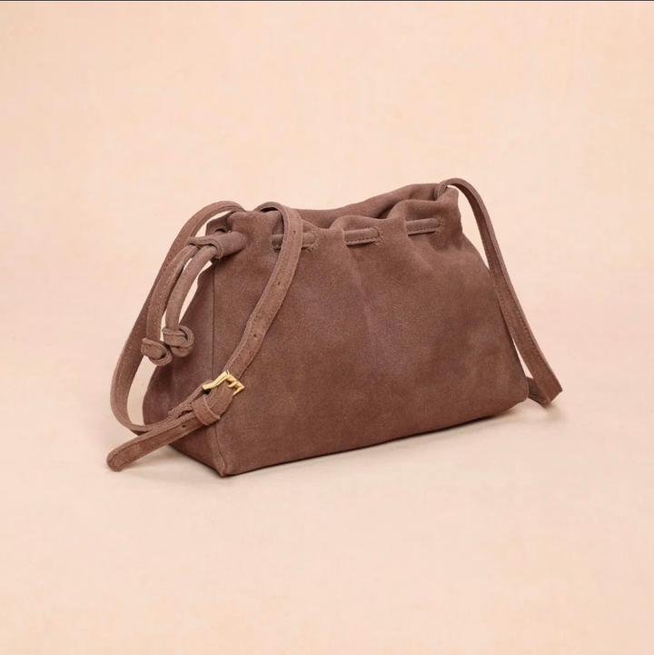 BONNI suede bag