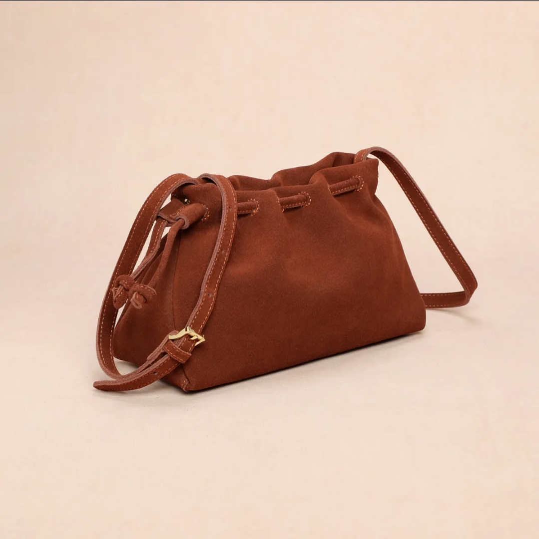 BONNI suede bag