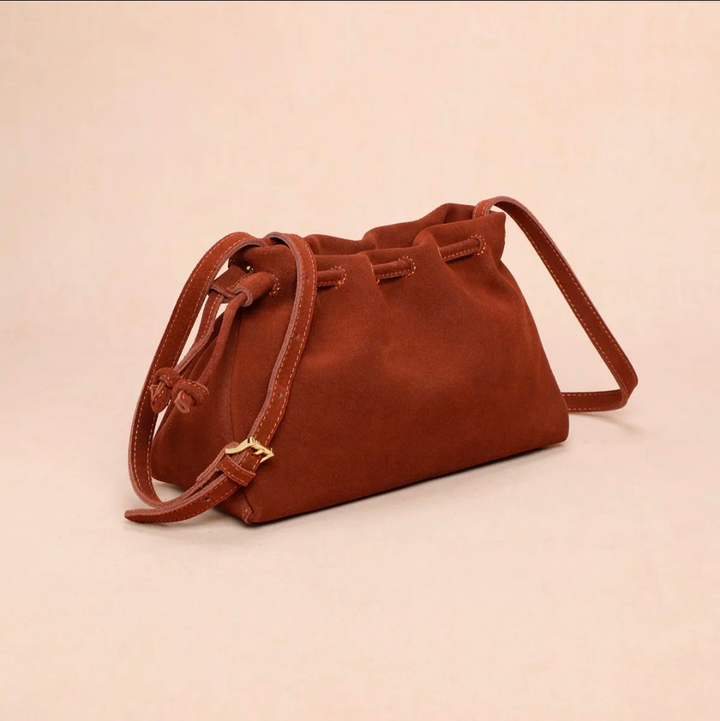 BONNI suede bag
