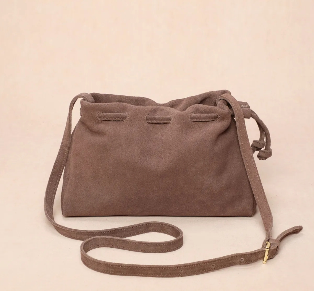 BONNI suede bag