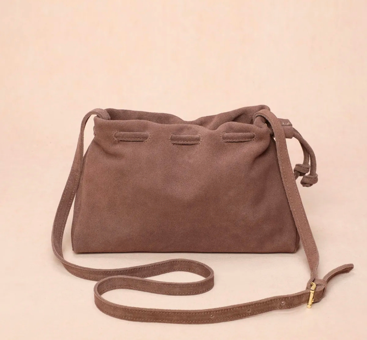 BONNI suede bag