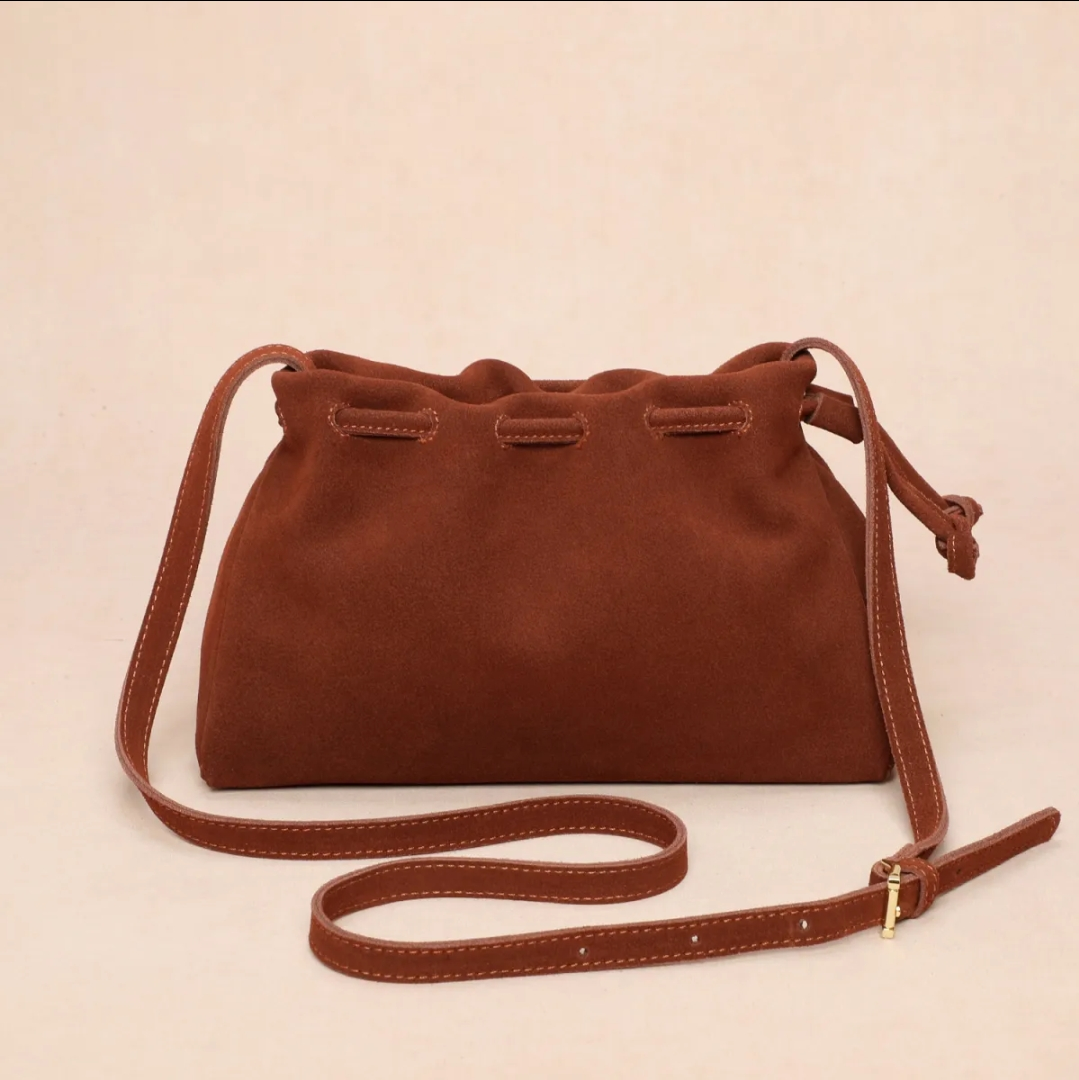BONNI suede bag