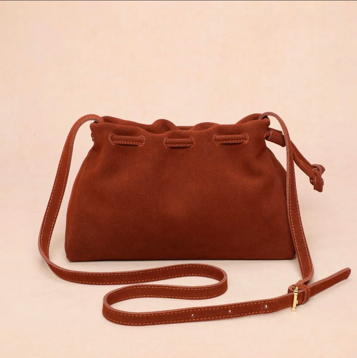 BONNI suede bag